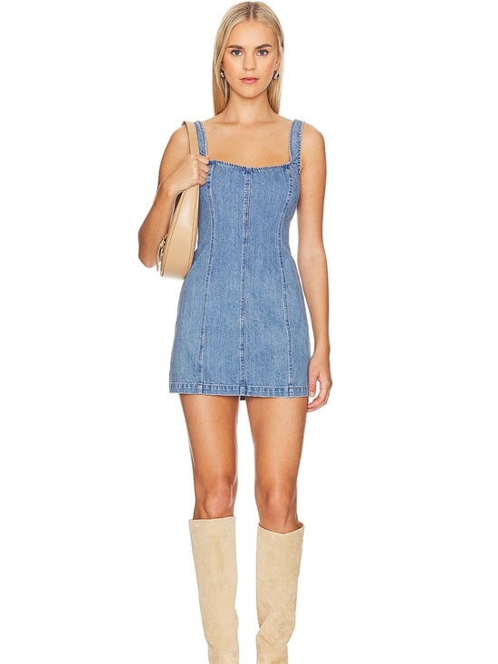 Show Me Your MuMu Dresses & Skirts - Show Me Your MuMu Steph mini dress Light Blue Denim